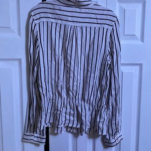 Striped button down